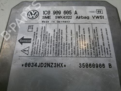 Kollisjonspute styreenhet VW TRANSPORTER T5 Van (7HA, 7HH, 7EA, 7EH) 1.9 TDI (84 hp) 20574196