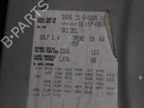 Left front seat VW GOLF VI (5K1) 1.4 | BP34253302C15  - Image 15