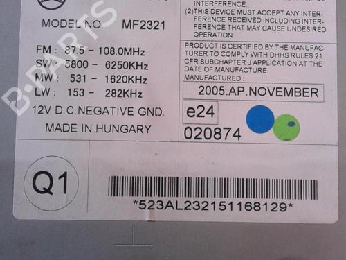 Electronic module MERCEDES-BENZ E-CLASS (W211) E 200 CDI (211.004) | BP20565679M83 