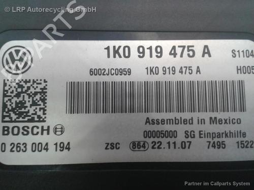 Used Electronic module SEAT ALTEA XL (5P5, 5P8) 1.9 TDI (105 hp) 20575010
