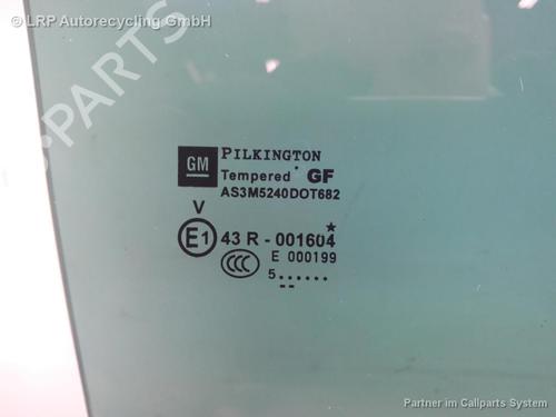 Rear right door window OPEL ZAFIRA / ZAFIRA FAMILY B (A05) 2.2 (M75) | BP20579307C21 