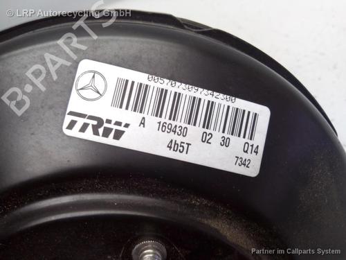 Used Servo brake MERCEDES-BENZ A-CLASS (W169) A 150 (169.031, 169.331) (95 hp) 20537897