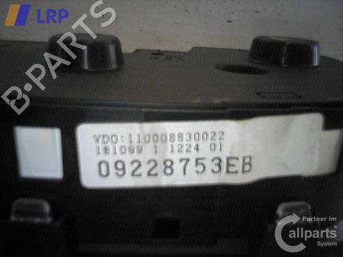 Instrument cluster OPEL ASTRA G Hatchback (T98) 1.6 (F08, F48) | BP20556385C47 