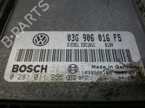 Engine control unit (ECU) VW GOLF V (1K1) 1.9 TDI | BP20574668M57 
