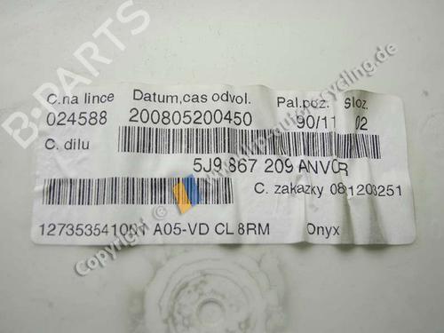 Used Rear left panel SKODA FABIA II Combi (545) 1.2 (70 hp) 20581488