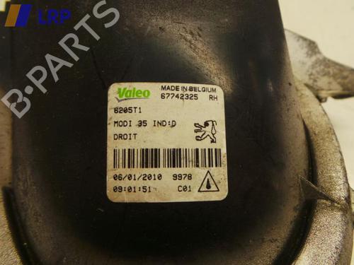 Used Right front fog light PEUGEOT 206 Hatchback (2A/C) 1.4 i (75 hp) 20563939