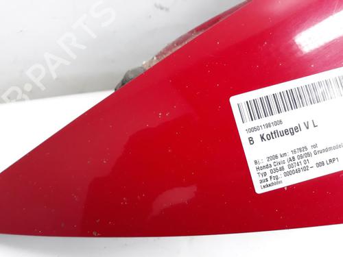 Left front fenders HONDA CIVIC VIII Hatchback (FN, FK) 2.2 CTDi (FK3) | BP20557766C41 