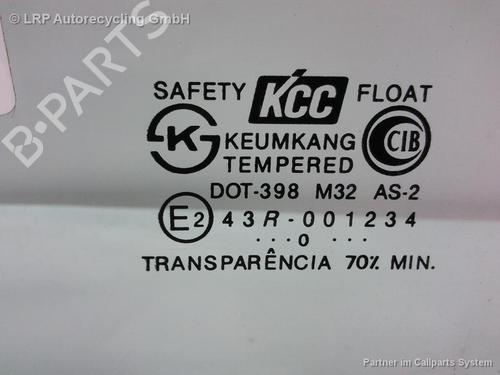 Rear left door window HYUNDAI ELANTRA III Saloon (XD) 1.6 | BP20578691C20 