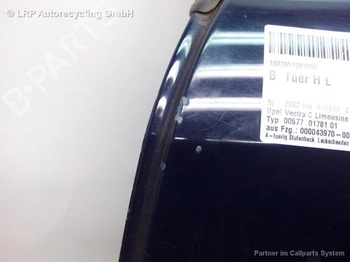 Left rear door OPEL VECTRA C (Z02) 1.8 16V | BP20577609C4 