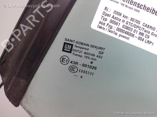 Dørrute venstre bak OPEL ASTRA H TwinTop (A04) 1.9 CDTi (L67) | BP20571559C20 