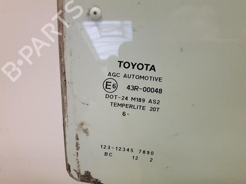 Used Rear right door window TOYOTA AURIS (_E15_) 2.0 D-4D (ADE150_, ADE150R) (126 hp) 20518266