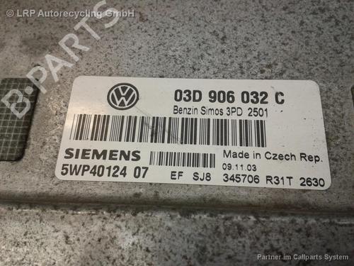 Engine control unit (ECU) VW POLO (9N_, 9A_) 1.2 | BP20574812M57 