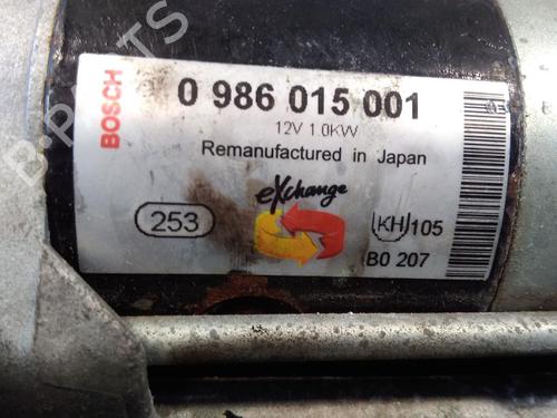 Starter TOYOTA COROLLA Liftback (_E10_) 1.3 XLI (EE101_, EE101R) | BP20596108M8 