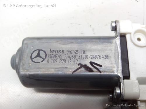 Used Right front window motor MERCEDES-BENZ A-CLASS (W169) A 150 (169.031, 169.331) (95 hp) 20544840