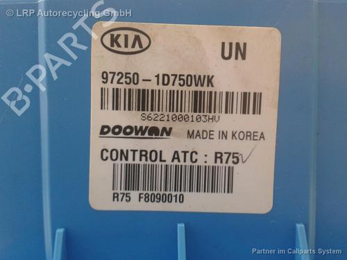 Climate control KIA CARENS III MPV (UN) 2.0 CRDi 140 | BP20553121I5 