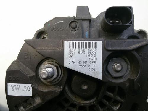 Alternator AUDI A3 Sportback (8PA) 1.9 TDI | BP20548668M7 