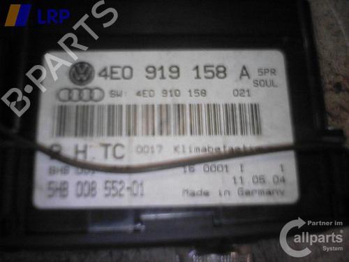 Climate control AUDI A8 D3 (4E2, 4E8) 4.2 quattro | BP20555300I5 