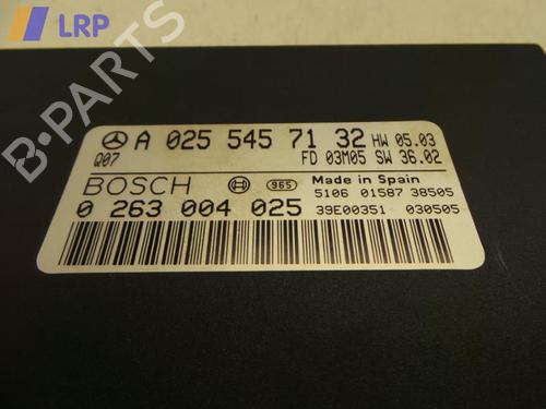 Electronic module MERCEDES-BENZ E-CLASS T-Model (S211) E 200 T Kompressor (211.242) | BP20575057M83 
