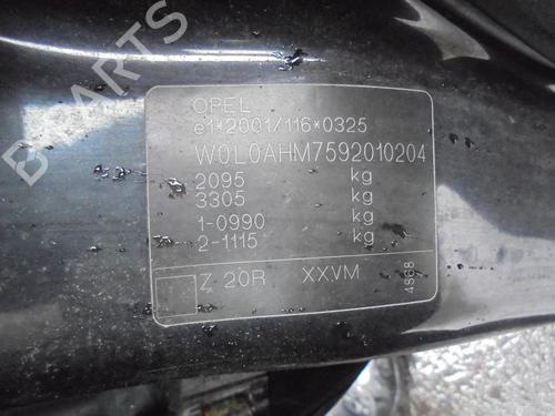 Right rear door OPEL ZAFIRA / ZAFIRA FAMILY B (A05) 1.8 (M75) | BP20592166C5 
