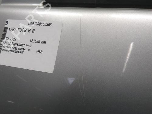 Right rear door OPEL CORSA B (S93) 1.2 i 16V (F08, F68, M68) | BP20517970C5 