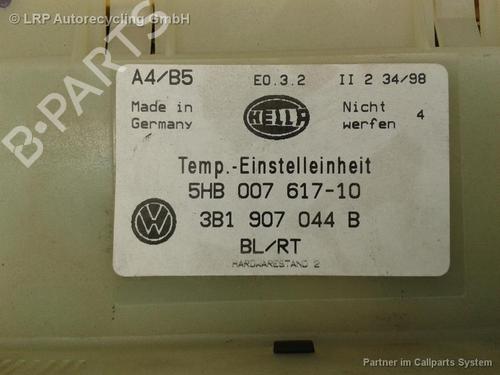 AC Styreenhet / Manøvreringsenhet VW GOLF IV (1J1) 1.6 (100 hp) 20553700