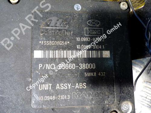 ABS pump HYUNDAI SONATA IV (EF) 2.0 16V | BP20554614M43 