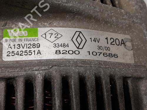 Alternator RENAULT MEGANE I (BA0/1_) 1.9 dTi (BA08, BA0N) | BP20526832M7 