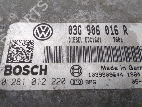 Engine control unit (ECU) VW GOLF PLUS V (5M1, 521) 1.9 TDI | BP20526644M57 