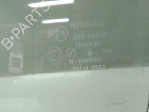 Front left door window NISSAN X-TRAIL I (T30) 2.2 Di 4x4 | BP20515529C18 