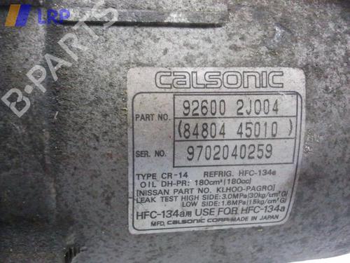 AC compressor NISSAN PRIMERA (P11) 1.6 16V | BP20555622M34 