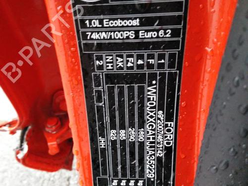 Shock absorber spring FORD FIESTA VII (HJ, HF) 1.0 EcoBoost | BP32373857C152 