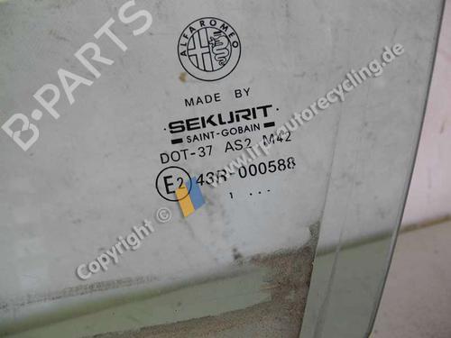 Used Front left door window ALFA ROMEO 147 (937_) 1.6 16V T.SPARK ECO (937.AXA1A, 937.BXA1A) (105 hp) 20579475
