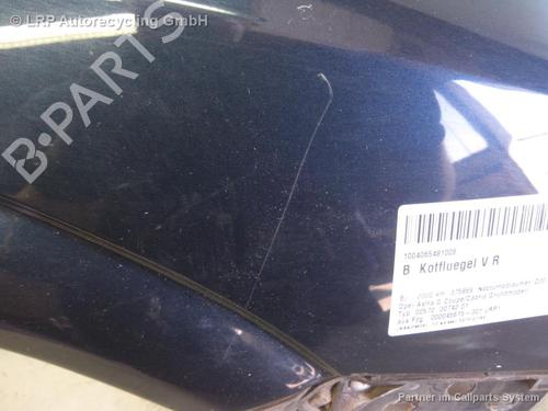 Right front fenders OPEL ASTRA G Coupe (T98) 1.8 16V (F07) | BP20557979C42 