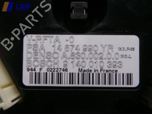 Climate control PEUGEOT 807 (EB_) 2.2 HDi | BP20555312I5 