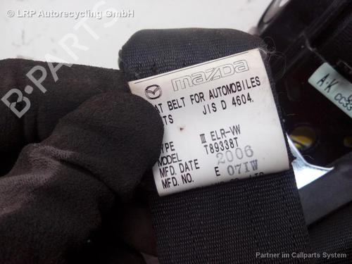 Used Rear left seatbelt MAZDA 5 (CR) 1.8 (CR19) (116 hp) 20572723