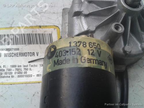Front wiper motor BMW 7 (E32) 750 i, iL V12 | BP20587011M29 