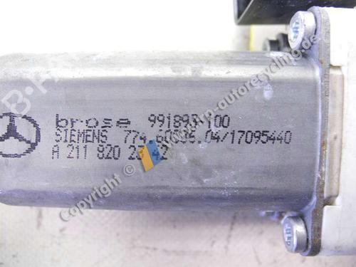 Left rear window motor MERCEDES-BENZ E-CLASS (W211) E 200 CDI (211.004) | BP20562281E23 