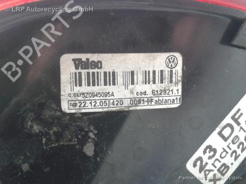 Used Left taillight VW FOX Hatchback (5Z1, 5Z3, 5Z4) 1.2 (55 hp) 20566365