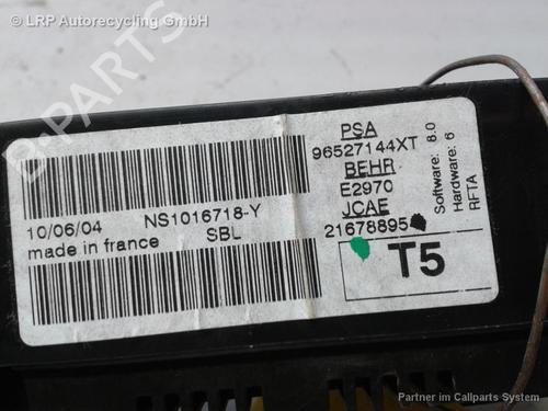Climate control PEUGEOT 307 CC (3B) 2.0 16V | BP20553173I5 
