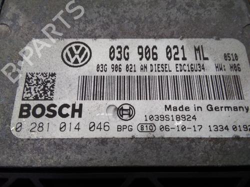 Engine control unit (ECU) VW TOURAN (1T1, 1T2) 1.9 TDI | BP20526584M57 