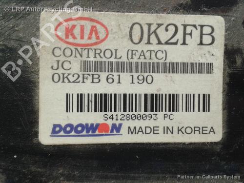Commande Chauffage KIA CARENS II MPV (FJ) 1.8 (126 hp) 20555194