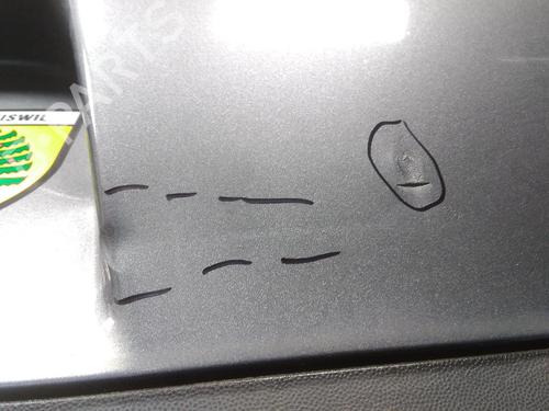 Rear bumper VW PASSAT B6 (3C2) 2.0 TDI 16V | BP20514153C8 
