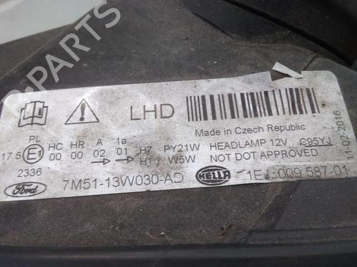 Left headlight FORD FOCUS C-MAX (DM2) 1.8 Flexifuel | BP20594589C28 