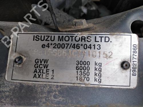 Motorhaube ISUZU D-MAX II (TFR, TFS) 2.5 CRDi 4x4 (TFS86J) | BP30796603C1