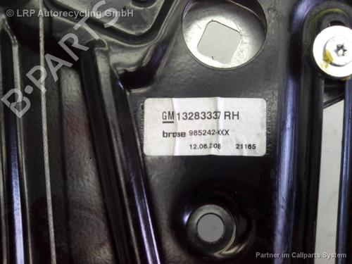 Rear right window mechanism OPEL ASTRA H TwinTop (A04) 1.9 CDTi (L67) | BP20544097C25 