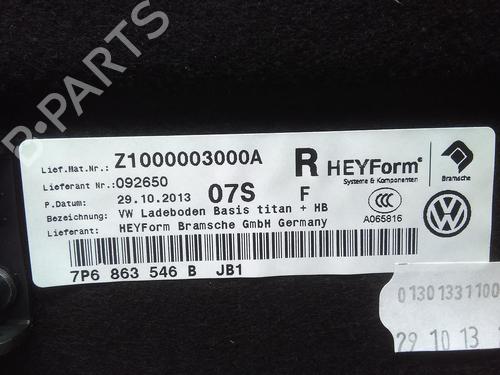 Luggage compartment floor VW TOUAREG (7P5, 7P6) 4.2 V8 TDI | BP20523129I33 