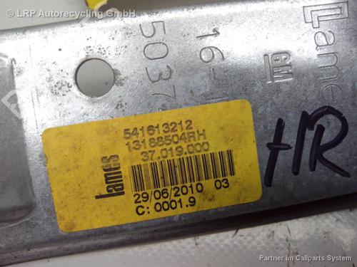 Rear right window mechanism OPEL CORSA D (S07) 1.4 (L08, L68) | BP20544170C25 