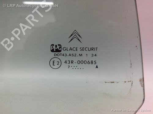 Rear right door window CITROËN XM (Y4) 3.0 V6 | BP20579298C21 