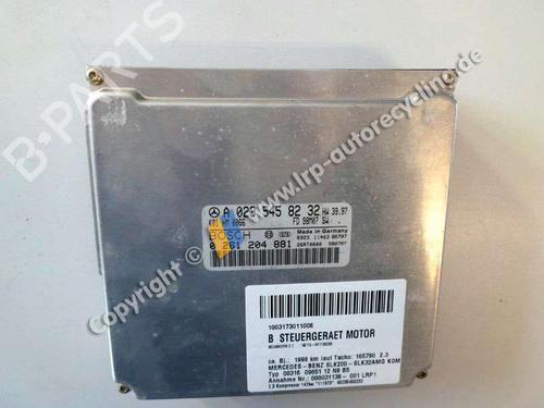 Engine control unit (ECU) MERCEDES-BENZ SLK (R170) 230 Kompressor (170.447) | BP20574971M57 