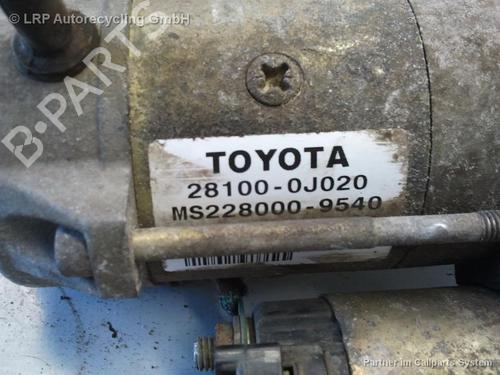 Starter TOYOTA YARIS (_P1_) 1.0 (SCP10_, SCP10R) | BP20530431M8 